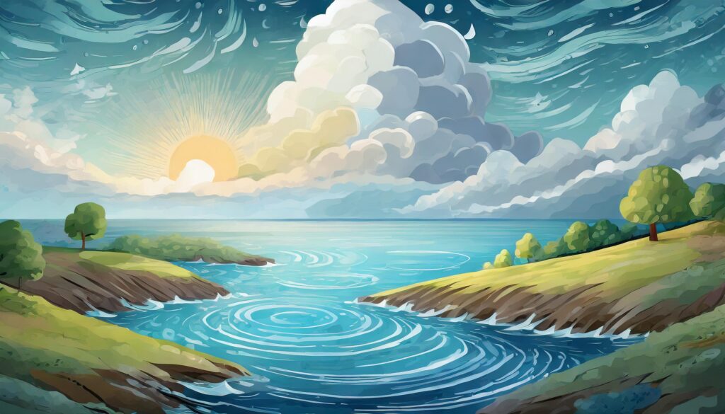Ciclo del Agua El agua de lluvia es agua destilada